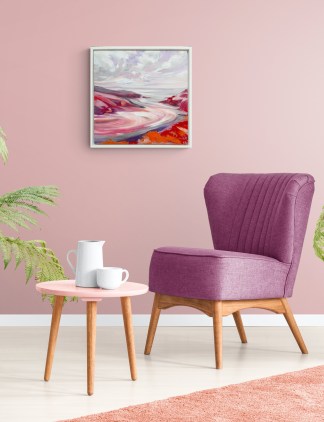Chair and painting photo